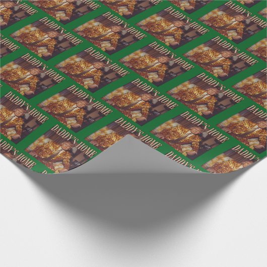 Papier Cadeau Trump Daddys à la maison | Trump leopard Green Gif (Coin)