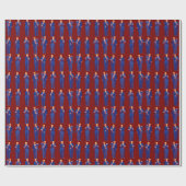 Papier Cadeau Trump Danse | Joyeux cadeau Trump Dancing (Plat)