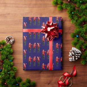 Papier Cadeau Trump Danse Noël Enveloppement cadeau de Noël