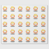 Papier Cadeau Trump est un fasciste (Plat)