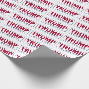 Papier Cadeau TRUMP - Gardez l'Amérique grande ! Papier d'emball
