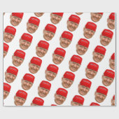 Papier Cadeau TRUMP MAGA Noël (Plat)