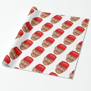 Papier Cadeau TRUMP MAGA Noël
