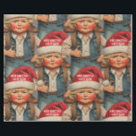 Papier Cadeau Trump Make Christmas Great Again<br><div class="desc">Trump porte le slogan Make Christmas Great again Le Père Noël Le président Trump annonce également</div>