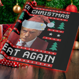 Papier Cadeau Trump rend Noël super encore une fois Mug Shot