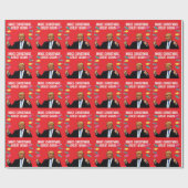 PAPIER CADEAU TRUMP RENDRE NOËL GRAND PAPIER À NOUVEAU (Plat)