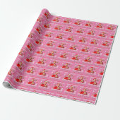 Papier Cadeau Trump rose (Déroulé)