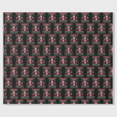 Papier Cadeau Trump Santa Hat Joyeux Noël Doux moche (Plat)