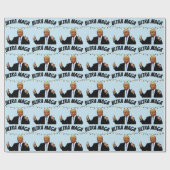 PAPIER CADEAU TRUMP ULTRA MAGA JOURNAL DE NOËL (Plat)