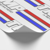 Papier Cadeau Trump - Un véritable Héros américain (Coin)