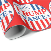 Papier Cadeau Trump Vance (Coin rond)