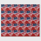 Papier Cadeau Trump Vance 2024 (Plat)