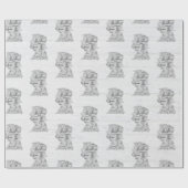 Papier Cadeau TRUMP Word Cloud (Plat)