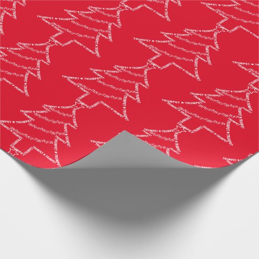 Papier Cadeau Trumpet Text (Coin)