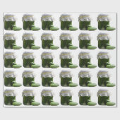 Papier Cadeau Tu as l'air cool comme un concombre. (Plat)