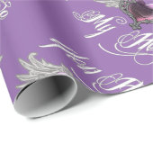 Papier Cadeau Tu As Mon Coeur Rose (Coin rond)