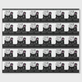 Papier Cadeau Tu Dois Être Kitten Me Drôle Chat Motif Anniversai (Plat)