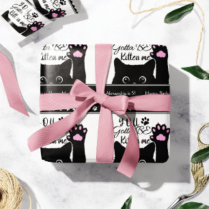 Papier Cadeau Tu Dois Être Kitten Me Drôle Chat Motif Anniversai