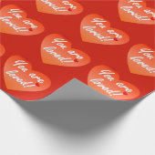Papier Cadeau Tu es aimé (Coin)