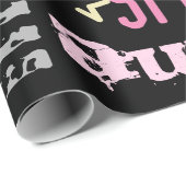 Papier Cadeau Tu es génial ! Nom Words Fun Cadeau Envelopper (Coin rond)