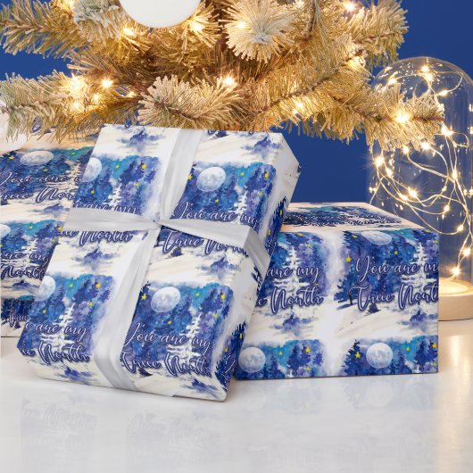 Papier Cadeau Tu Es Mon Vrai Nord (Vacances)