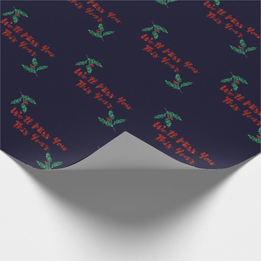 Papier Cadeau Tu vas nous manquer Noël social (Coin)