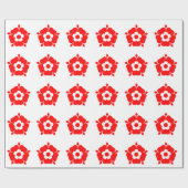 Papier Cadeau Tudor Rose (Plat)