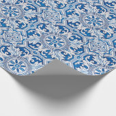 Papier Cadeau Tuile bleue portugaise (Coin)