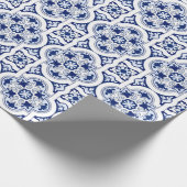 Papier Cadeau Tuile bleue portugaise (Coin)