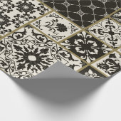 Papier Cadeau Tuile en patchwork sans couture avec Islam, arabe, (Coin)