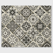 Papier Cadeau Tuile en patchwork sans couture avec Islam, arabe, (Plat)