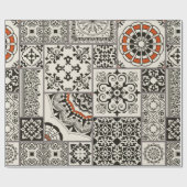 Papier Cadeau Tuile en patchwork sans couture avec Islam, arabe, (Plat)