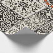 Papier Cadeau Tuile en patchwork sans couture avec Islam, arabe, (Coin)