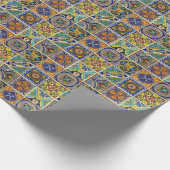 Papier Cadeau Tuiles de Talavera de Mexicain (Coin)