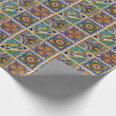 Papier Cadeau Tuiles de Talavera de Mexicain (Coin)