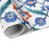 Papier Cadeau tuiles d'iznik (Coin rond)