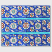 Papier Cadeau tuiles d'iznik (Plat)