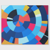 Papier Cadeau Tuiles radiales (Plat)