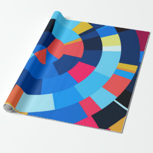 Papier Cadeau Tuiles radiales
