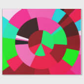 Papier Cadeau Tuiles radiales (Plat)