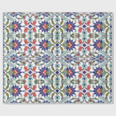 Papier Cadeau tuiles turques traditionnelles (Plat)