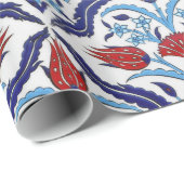 Papier Cadeau tuiles turques traditionnelles (Coin rond)