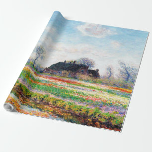 Papier Cadeau Tulip Fields dans les Pays-Bas, Monet