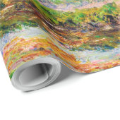 Papier Cadeau Tulip Fields dans les Pays-Bas, Monet (Coin rond)