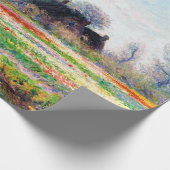 Papier Cadeau Tulip Fields dans les Pays-Bas, Monet (Coin)