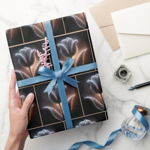 Papier Cadeau Tulipe Glissante Avec Arrosage