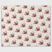 Papier Cadeau Tulipe perroquet (Plat)