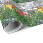 Papier Cadeau Tulipes de printemps (Coin rond)