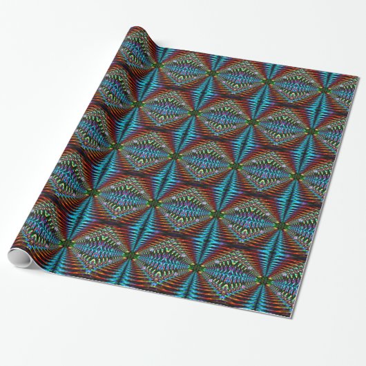 Papier Cadeau tunnel coloré (Déroulé)