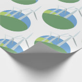Papier Cadeau Turbines de vent (Coin)